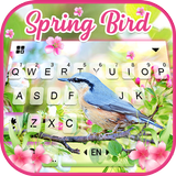 Фон клавиатуры Spring Bird иконка