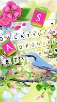 Hình nền bàn phím Spring Bird ảnh chụp màn hình 2