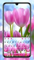 Fond de clavier Spring Tulips Affiche