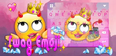 Фон клавиатуры swagemoji