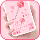 Sweet Candy Pink Tastaturhinte APK