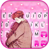 Фон клавиатуры Sweet Couple Hu иконка