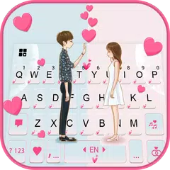 Baixar Teclado Sweet Couple Love APK