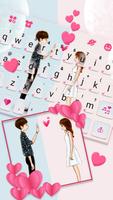 Clavier Sweet Couple Love capture d'écran 1