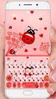 Tema Keyboard Sweet Ladybird screenshot 1