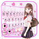 Teclado Sweet Pink Girl APK