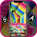 Sweet Rainbow Candy Klavye Ark APK