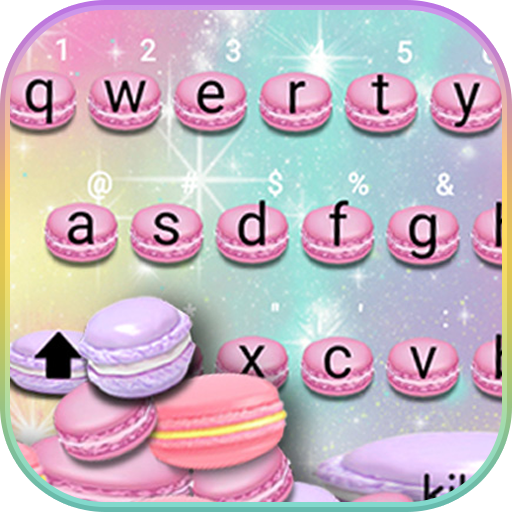 Tema de teclado Sweet Macarons