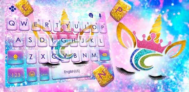 Tema Keyboard Sweetie Unicorn 