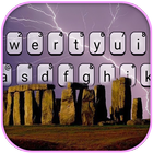 Fond de clavier Stonehenge Lightning icône