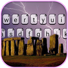 Fundo do Teclado Stonehenge Lightning ícone