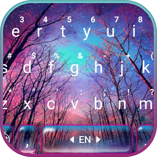 Tema Keyboard Starry Night Tre