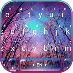 Starry Night Tree Keyboard The Icon