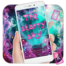 Tema de teclado Starry Space APK