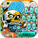 Skull Skate Graffiti Thème APK