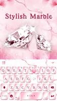 Pink Lovely Diamond Marble Key poster