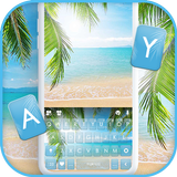 خلفية الكيبورد Beach Summer أيقونة