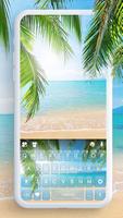 خلفية الكيبورد Beach Summer الملصق