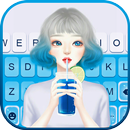 Summer Fashion Girl Klavye Ark APK