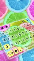 Fundo do Teclado Summer Lemon Cartaz