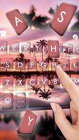 Tema Keyboard Summer Sunset Lo imagem de tela 1