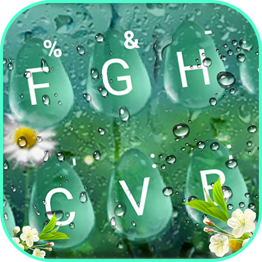 Summer Rain Waterdrop Keyboard