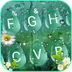 Summer Rain Waterdrop Keyboard