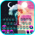 Sun Moon Love Keyboard Backgro