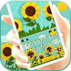 Tema Keyboard Sunflower Field ícone