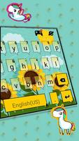 Tema Keyboard Sunflower Field imagem de tela 2