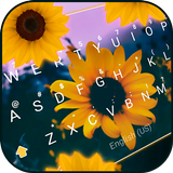 Thème de clavier Sunflower icône