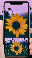 Thème de clavier Sunflower Affiche