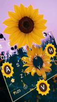 Thème de clavier Sunflower capture d'écran 1