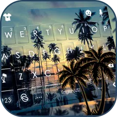 Baixar Teclado Sunset Beach Leisure APK