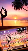 Fundo do Teclado Sunset Holiday2 Cartaz
