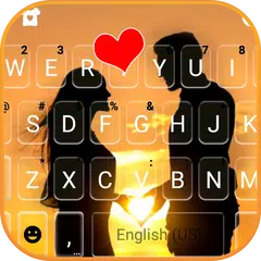 Sunset Lovers Tastatur-Thema APK Herunterladen