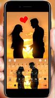Тема для клавиатуры Sunset Lov постер