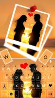 Тема для клавиатуры Sunset Lov скриншот 1
