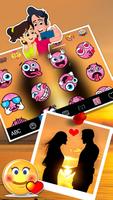 Тема для клавиатуры Sunset Lov скриншот 2