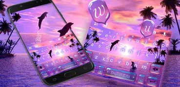 Tema Keyboard Sunset Sea Dolph