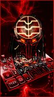 Tema Keyboard Super Villain 3d imagem de tela 1