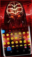 Tema Keyboard Super Villain 3d imagem de tela 2