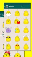 Autcollants Emoji Baby Chicken capture d'écran 2