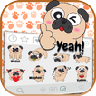 Baby Pug Emoji स्टिकर्स
