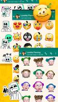 Stiker Emoji crazy faces screenshot 3