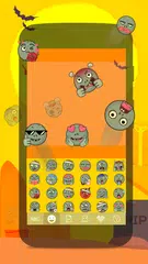 Скачать Kika Keyboard Zombie Emoji APK