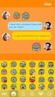 Kika Keyboard Zombie Emoji スクリーンショット 2