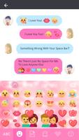 Emoji Love Stickers for Chatti Cartaz