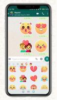 Emoji Love Stickers for Chatti Screenshot 2