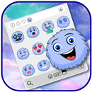 Fluff Ball Emoji Stickers APK